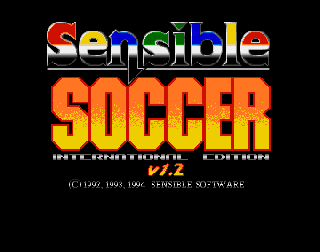 Screenshot Thumbnail / Media File 1 for International Sensible Soccer - World Champions v1.2 (1994)(Renegade)(M4)[!]